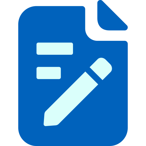 Edit file Generic Blue icon