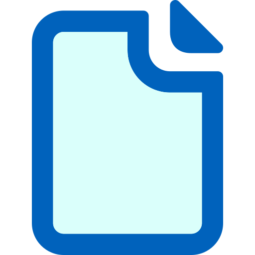 plik Generic Blue ikona