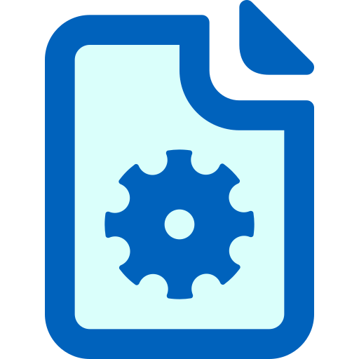 ajustes Generic Blue icono