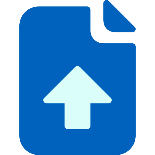 ファイルをアップロードする Generic Blue icon