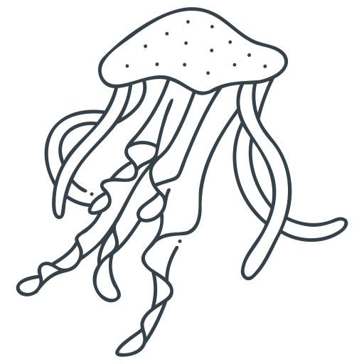 Jellyfish Generic Detailed Outline icon