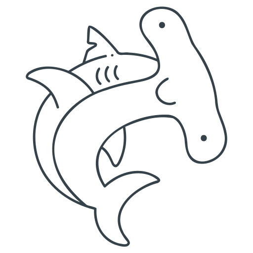 Акула Generic Detailed Outline иконка