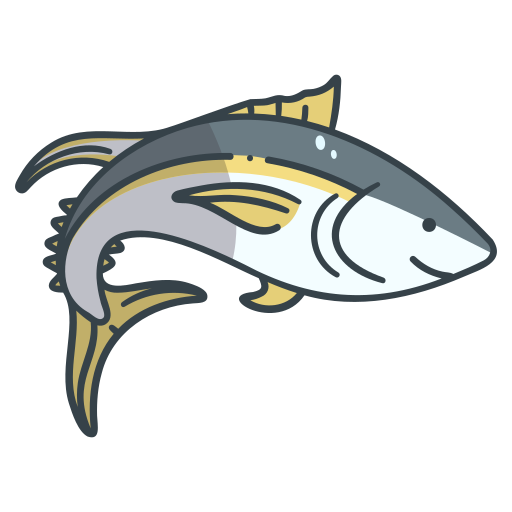 Tuna Generic Outline Color icon