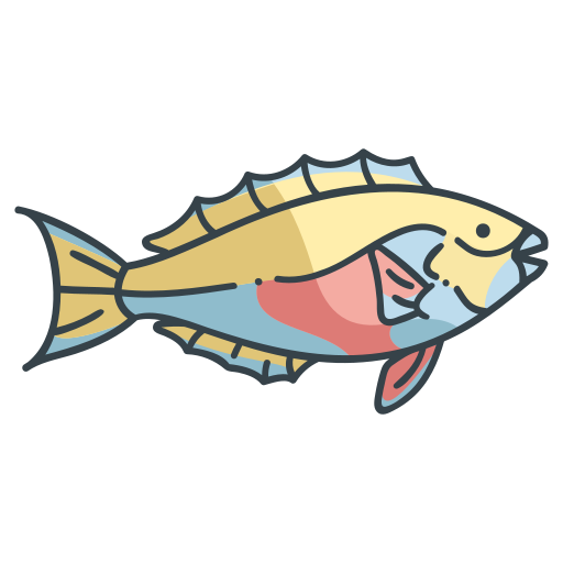 papageienfisch Generic Outline Color icon