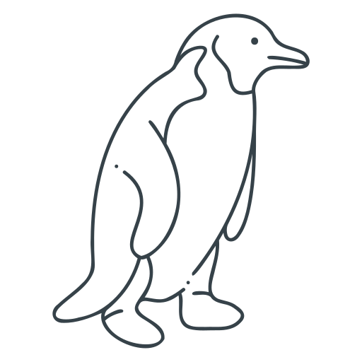 pingüino Generic Detailed Outline icono