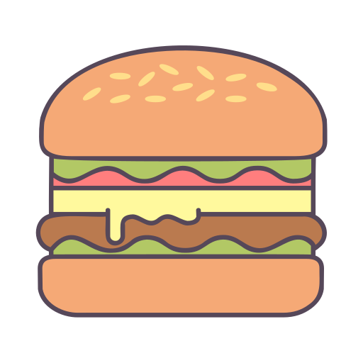 Żywność Generic Outline Color ikona