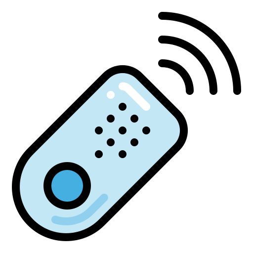 Remote control Generic Outline Color icon