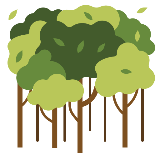 bosque Generic Flat icono