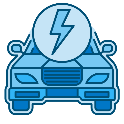 macchina elettrica Generic Blue icona
