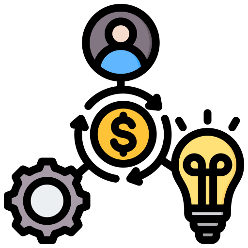 Business Model Generic Outline Color icon