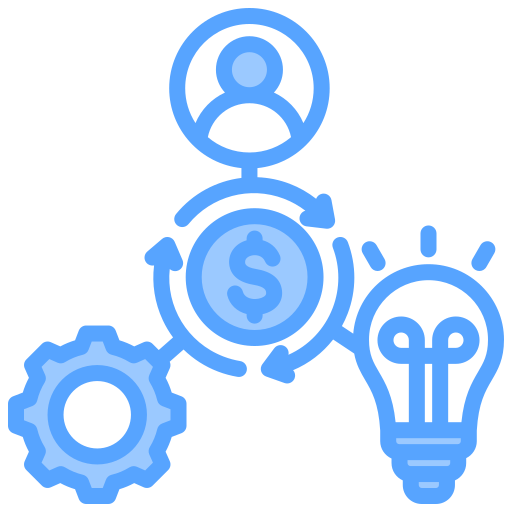 business model Generic Blue icon