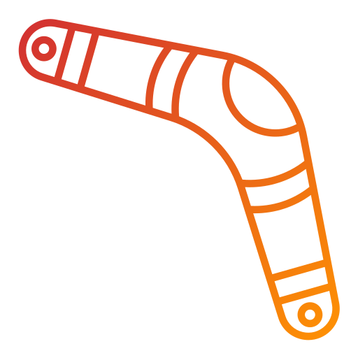 Boomerang Generic Gradient icon