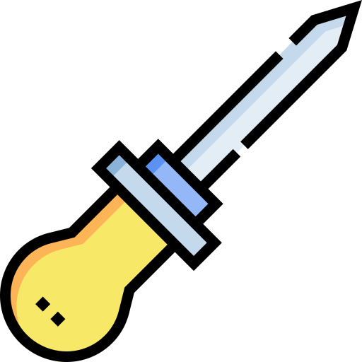 Awl Detailed Straight Lineal color icon