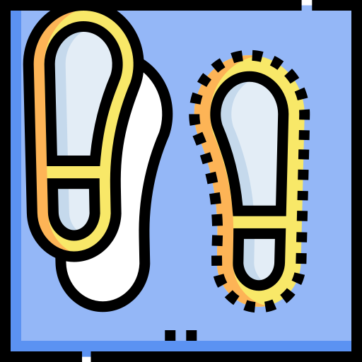 靴底 Detailed Straight Lineal color icon