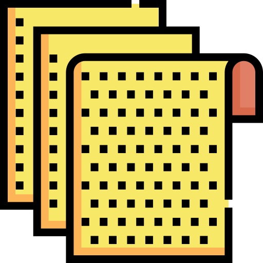 사포 Detailed Straight Lineal color icon