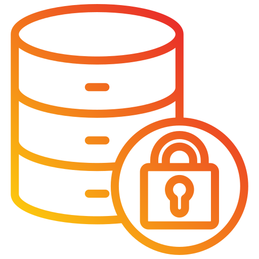 sicurezza del database Generic Gradient icona