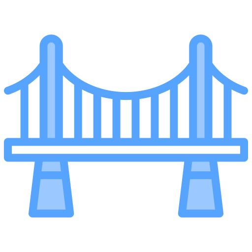 ponte Generic Blue Ícone