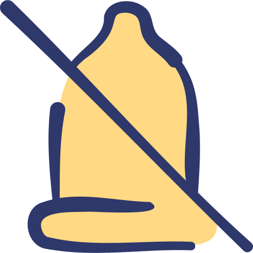desprotegido Basic Hand Drawn Lineal Color icono