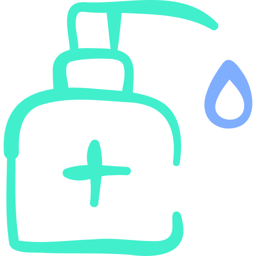 antyseptyczny Basic Hand Drawn Color ikona