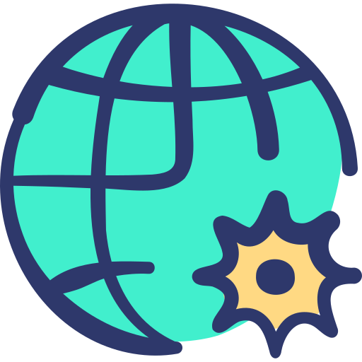 Planet Basic Hand Drawn Lineal Color icon