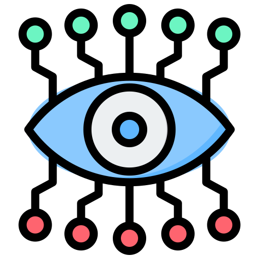 soczewka kontaktowa Generic Outline Color ikona