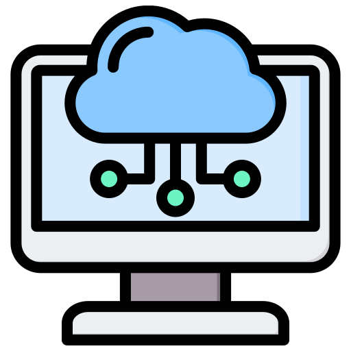 Cloud Computing Generic Outline Color icon