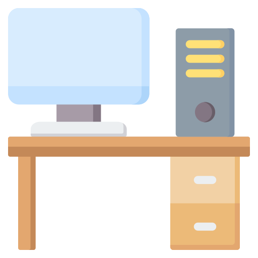 computadora de escritorio Generic Flat icono