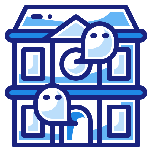 유령의 집 Generic Blue icon
