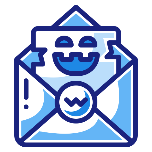 Invitation Generic Blue icon