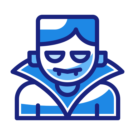 흡혈귀 Generic Blue icon
