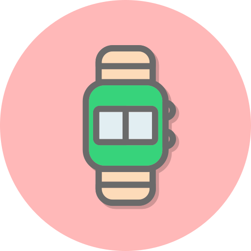 orologio digitale Generic Outline Color icona