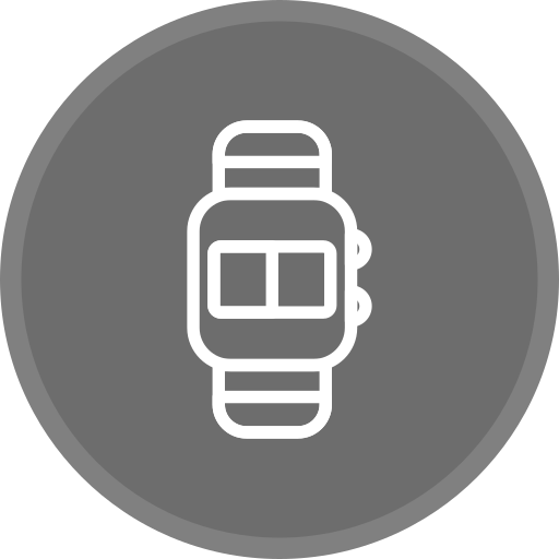 orologio digitale Generic Grey icona