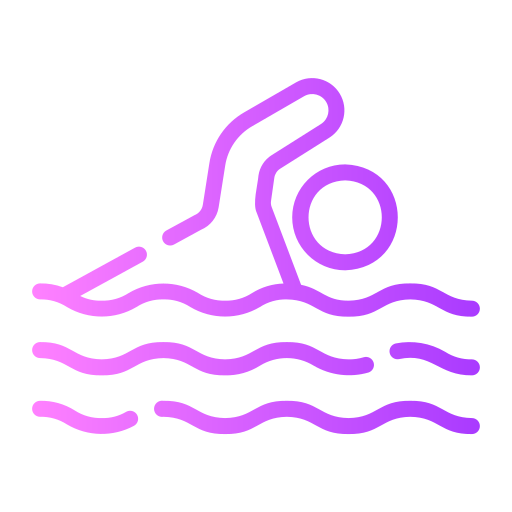 la natation Generic Gradient Icône