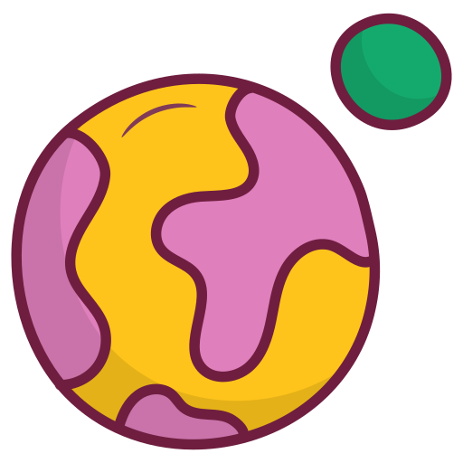 orbit Generic Hand Drawn Color icon