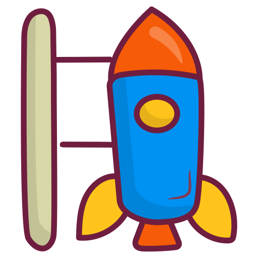 cohete Generic Hand Drawn Color icono