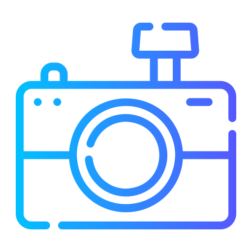 digitale camera Generic Gradient icoon