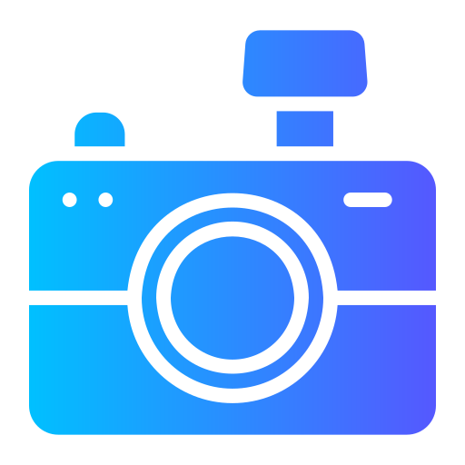 Цифровая камера Generic Flat Gradient иконка