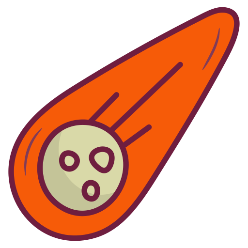 asteroide Generic Hand Drawn Color icono