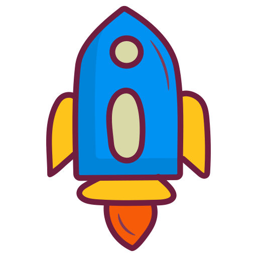 Rocket Generic Hand Drawn Color icon