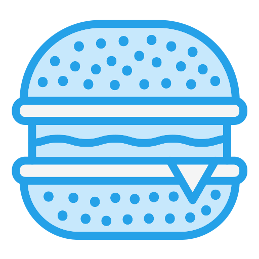 hamburger Generic Blue ikona