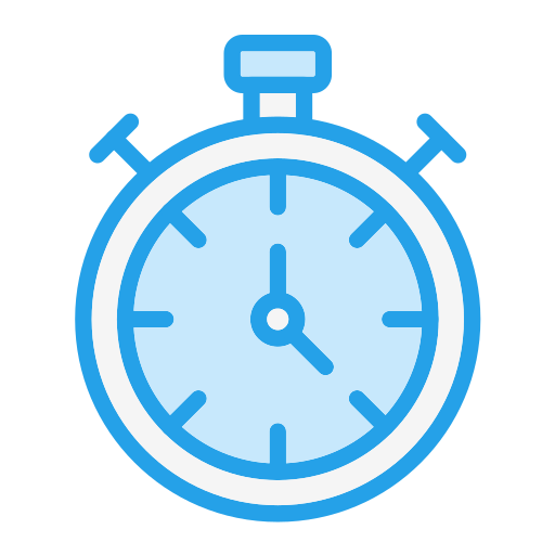 Stop watch Generic Blue icon