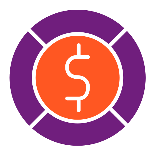 moneta da un dollaro Generic Flat icona