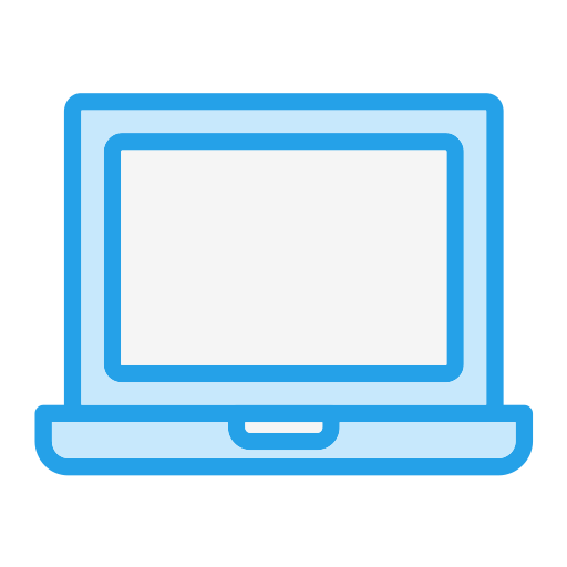 Laptop Generic Blue icon