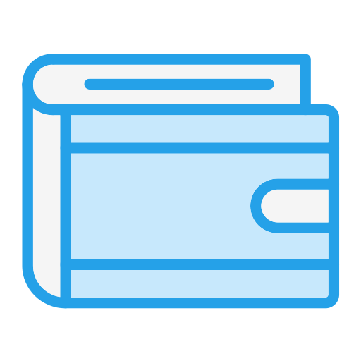 Wallet Generic Blue icon