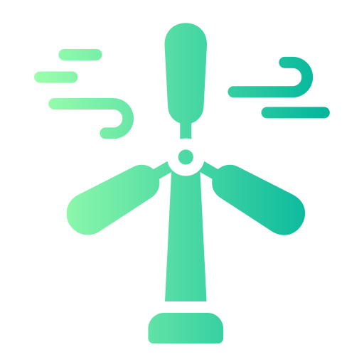 windenergie Generic Flat Gradient icoon