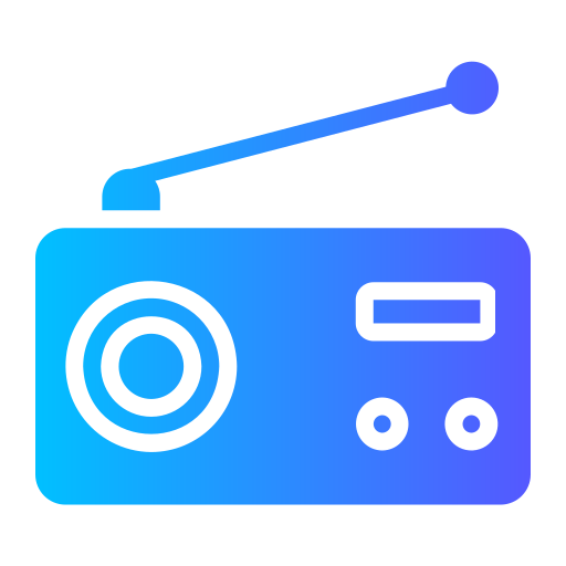 ラジオアンテナ Generic Flat Gradient icon
