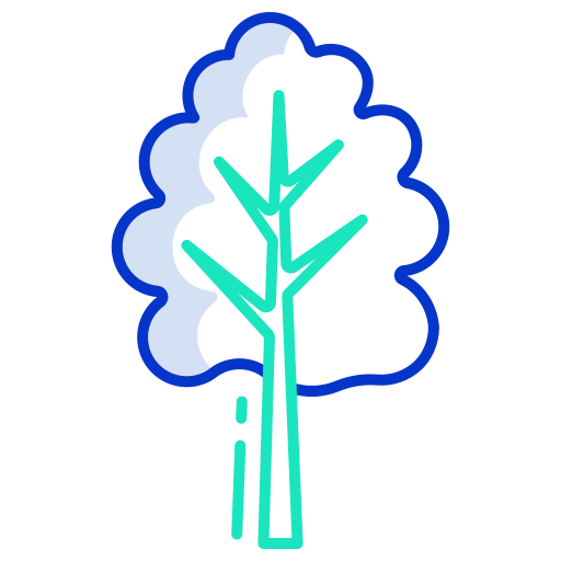 Árbol Generic color outline icono