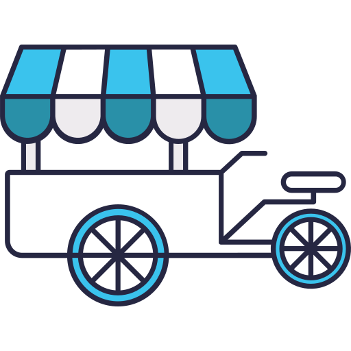 Cart Good Ware Lineal Color icon