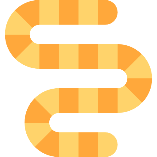 worm Basic Straight Flat icoon