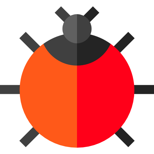 Ladybug Basic Straight Flat icon